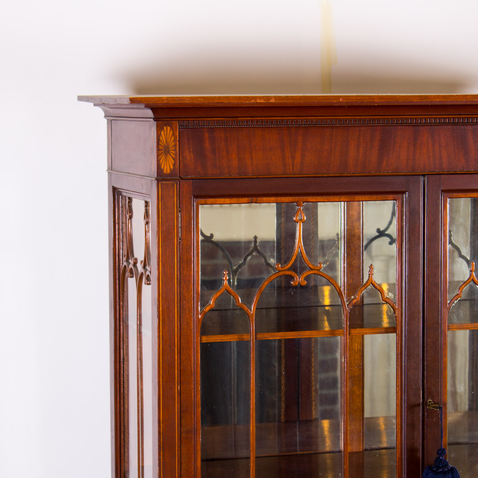 Antique Cherry China Cabinet