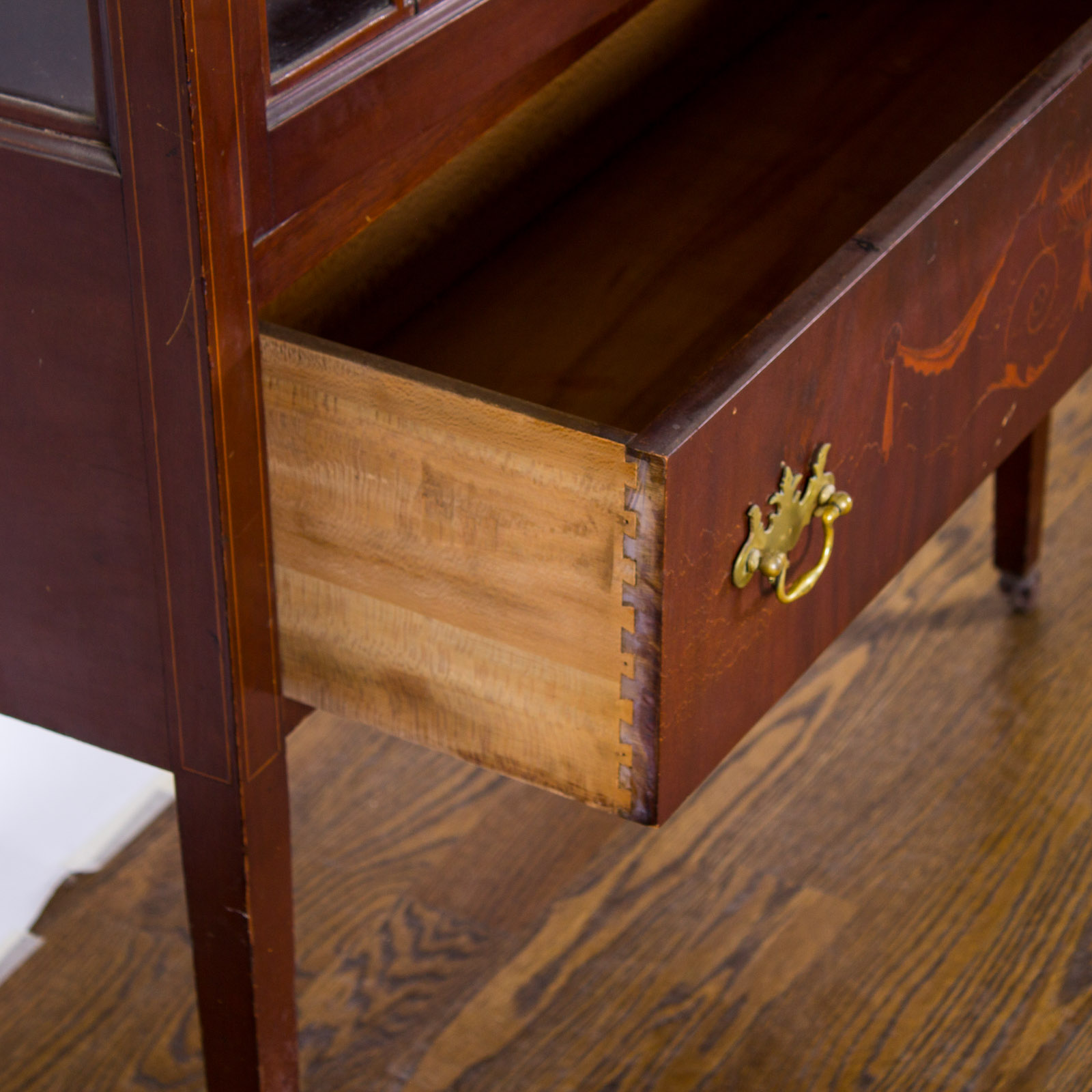 Antique Cherry China Cabinet