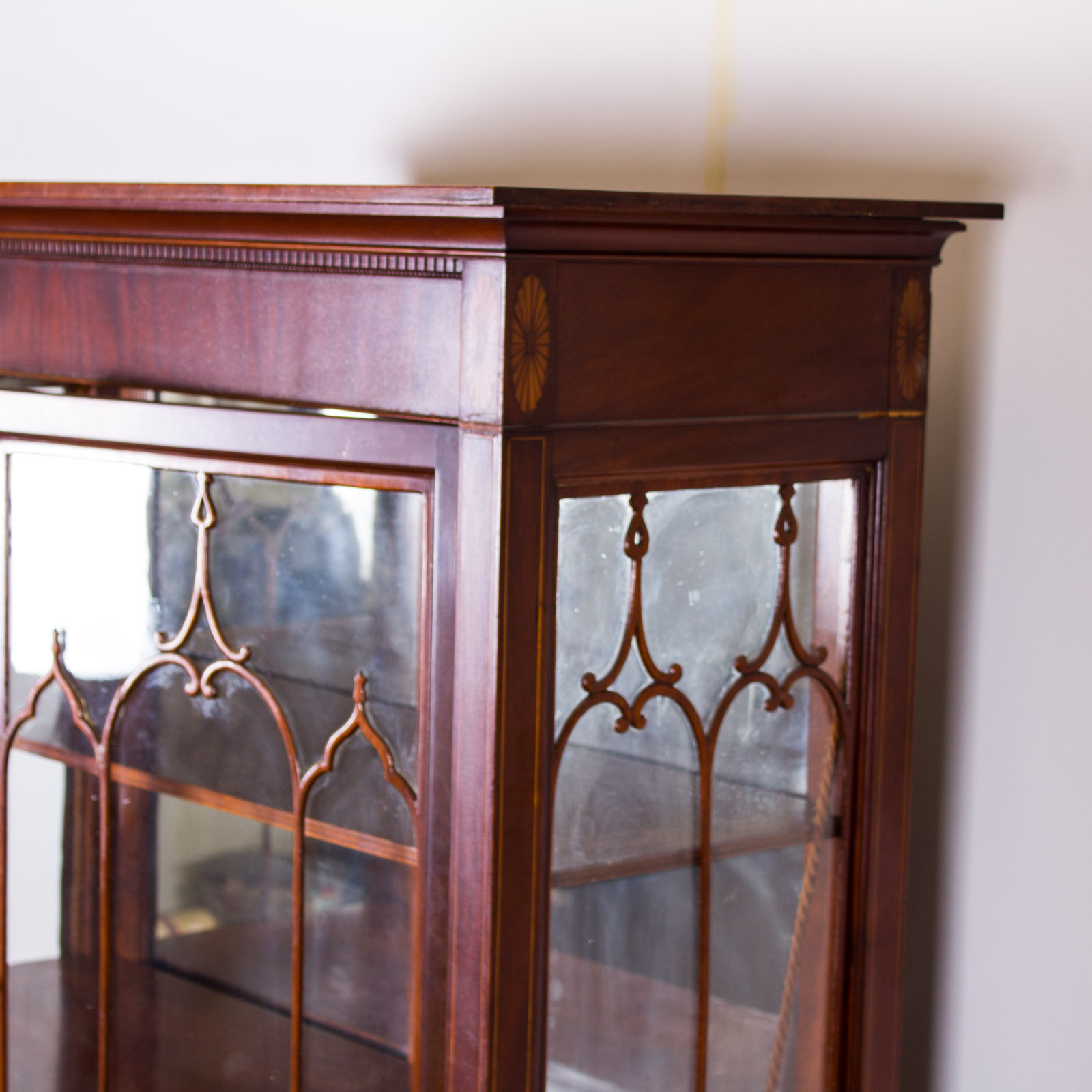 Antique Cherry China Cabinet