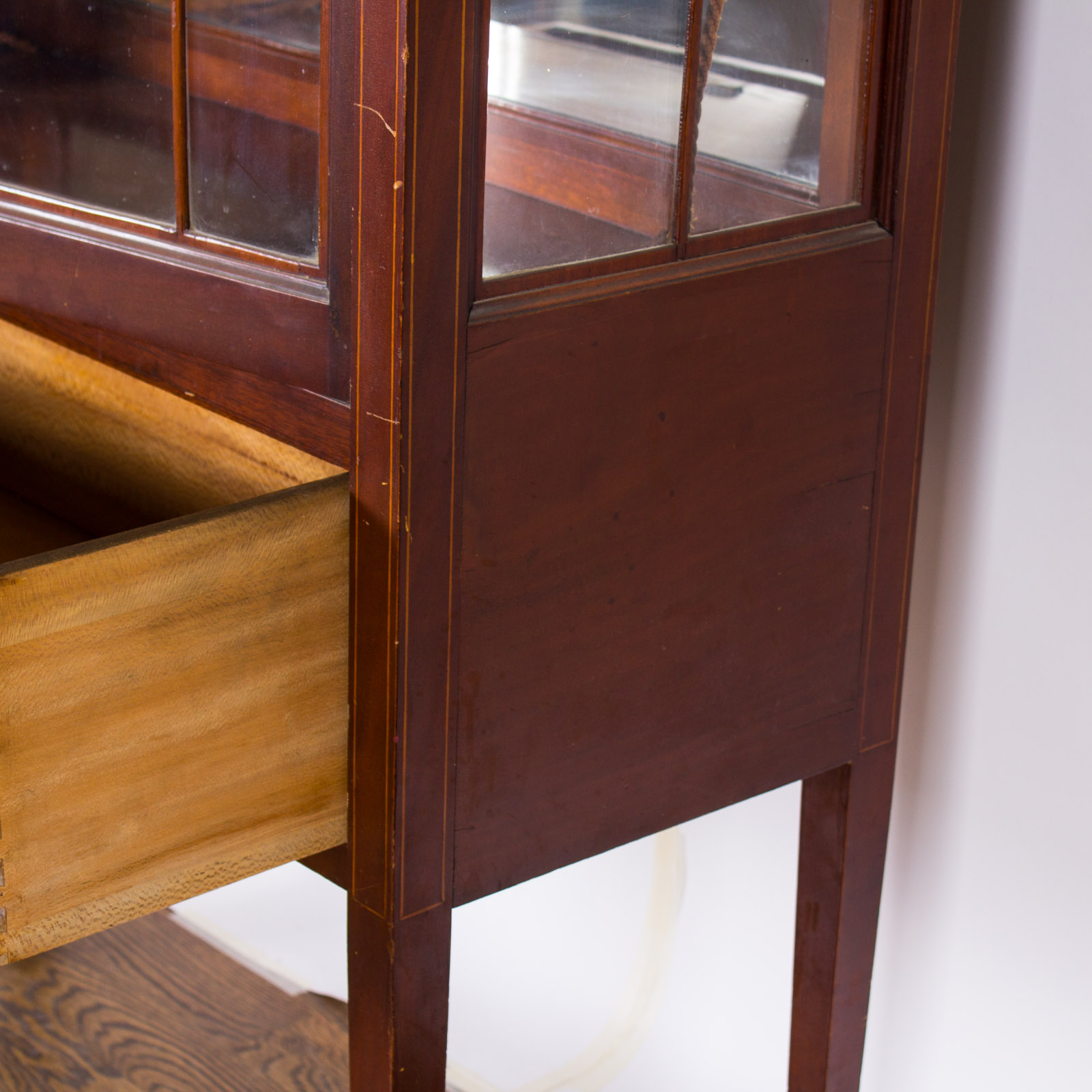 Antique Cherry China Cabinet