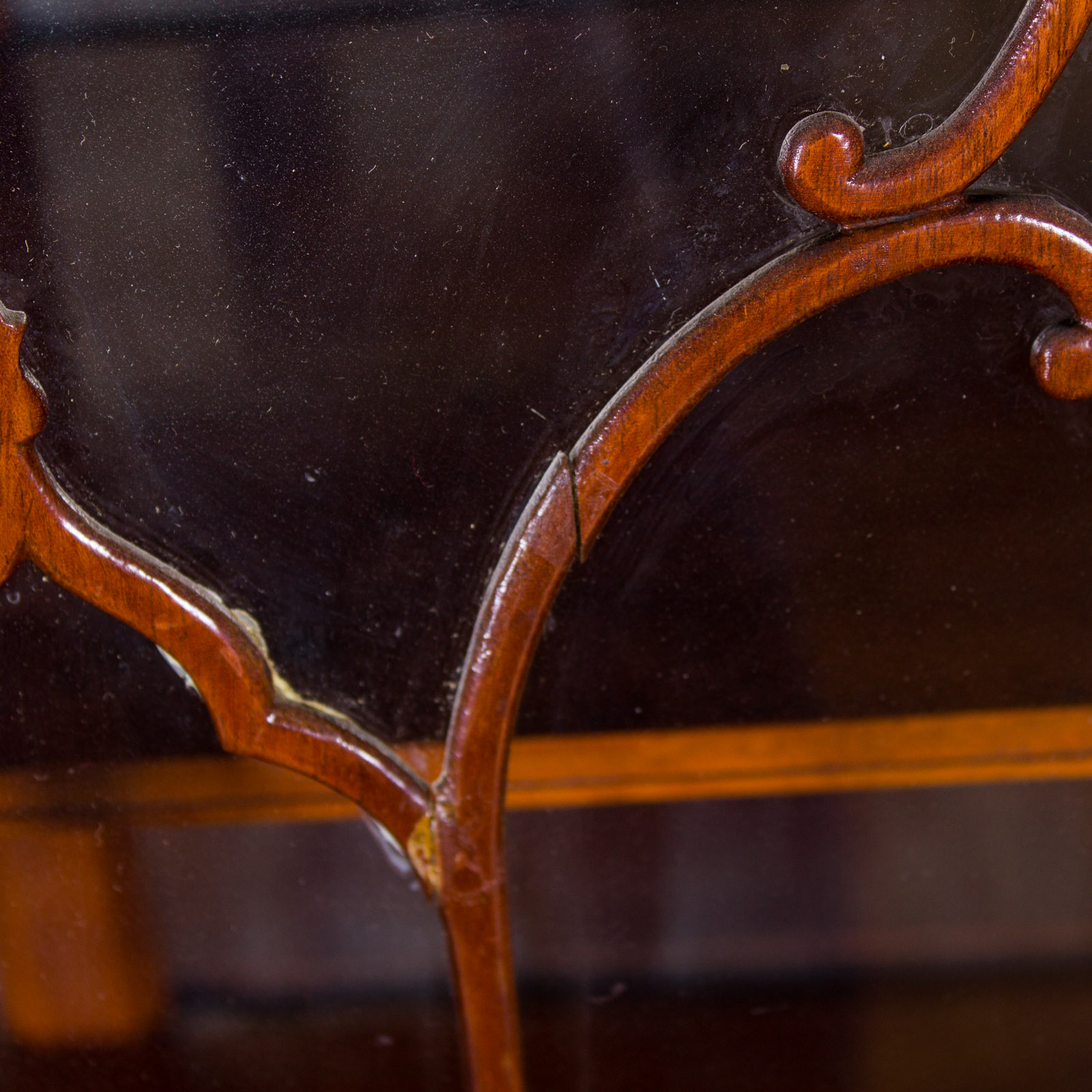 Antique Cherry China Cabinet