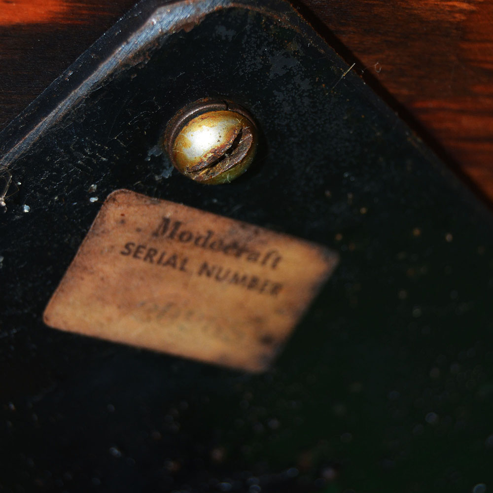 Pair of Modecraft Black Leather Swiveling Salon Chairs