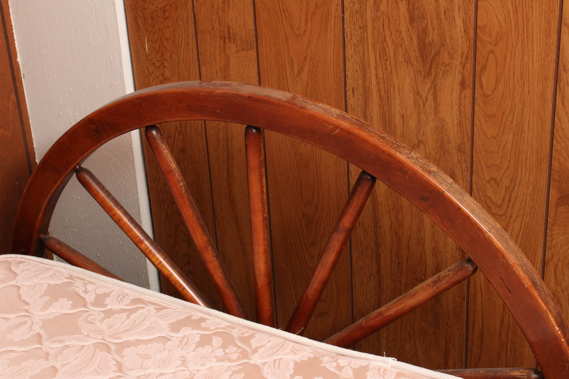 Vintage Twin Size Pine Bed Frame