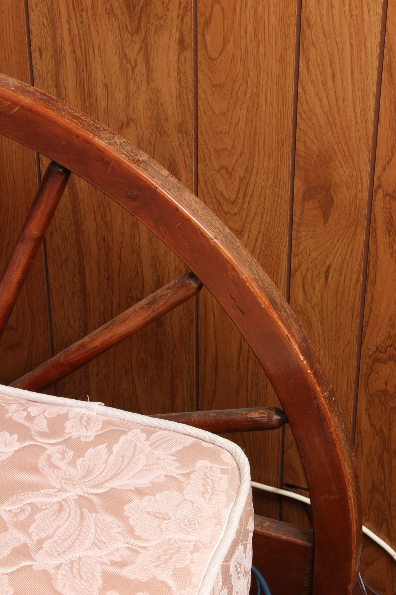 Vintage Twin Size Pine Bed Frame