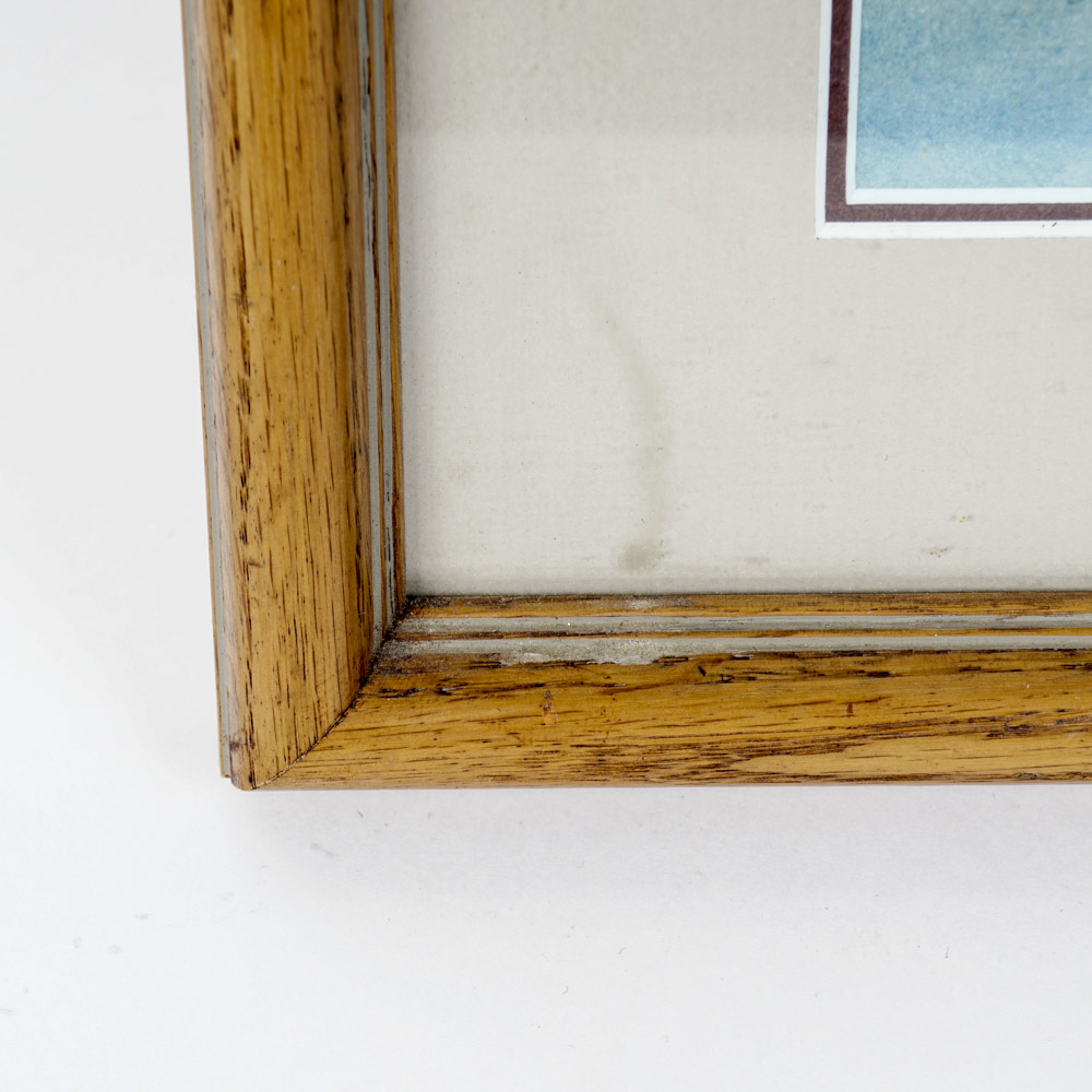 Vicki J. Barton Original Watercolor Painting, "Snow Bound"