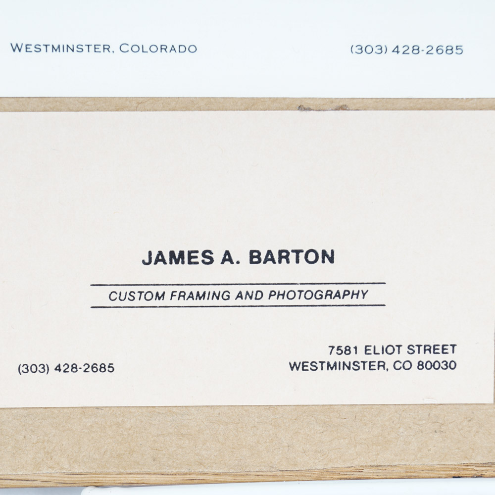 Vicki J. Barton Original Watercolor Painting, "Snow Bound"