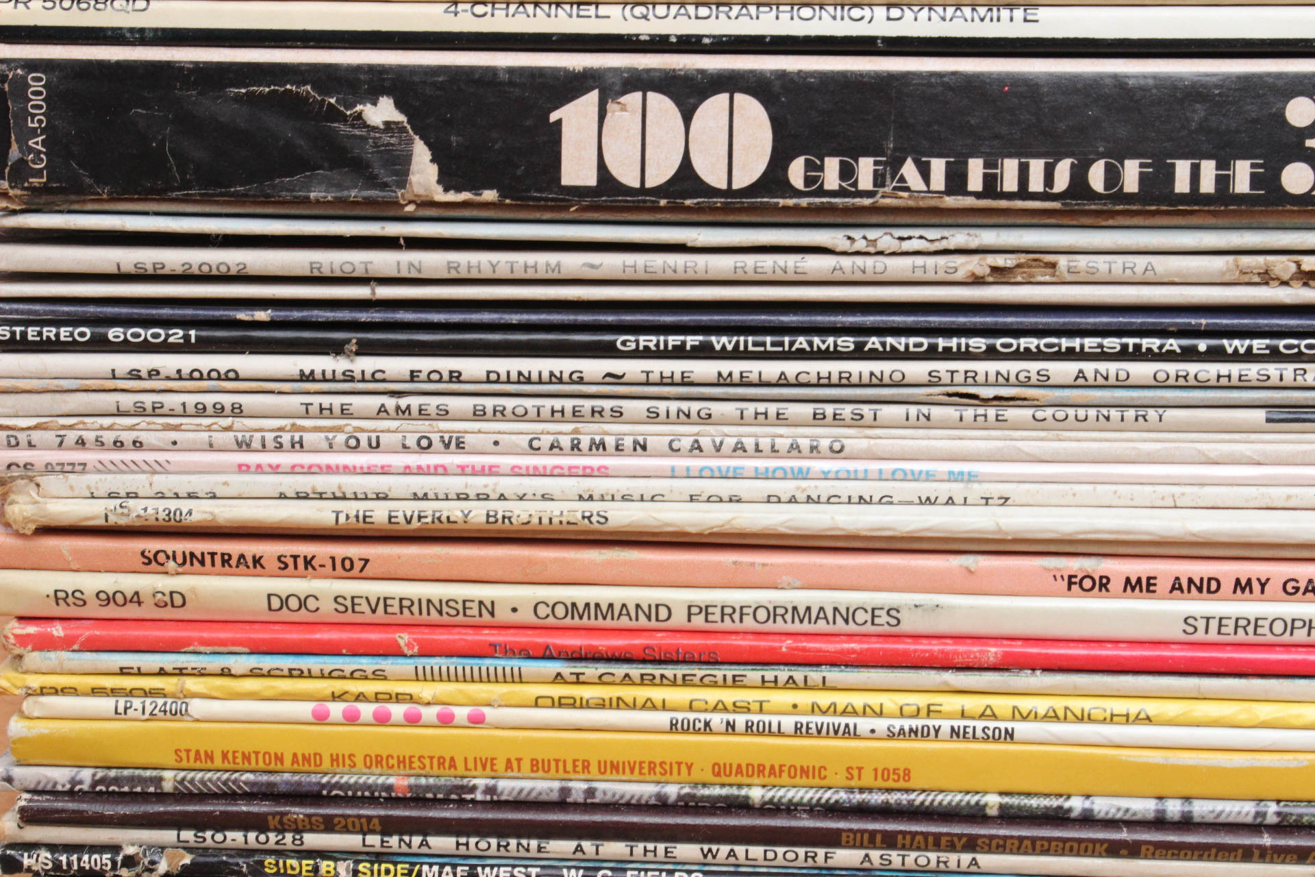 Fifty Jazz, Easy Listening, Soundtrack and Pop Box Sets and LPs