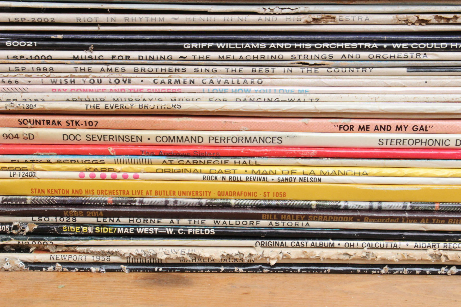 Fifty Jazz, Easy Listening, Soundtrack and Pop Box Sets and LPs