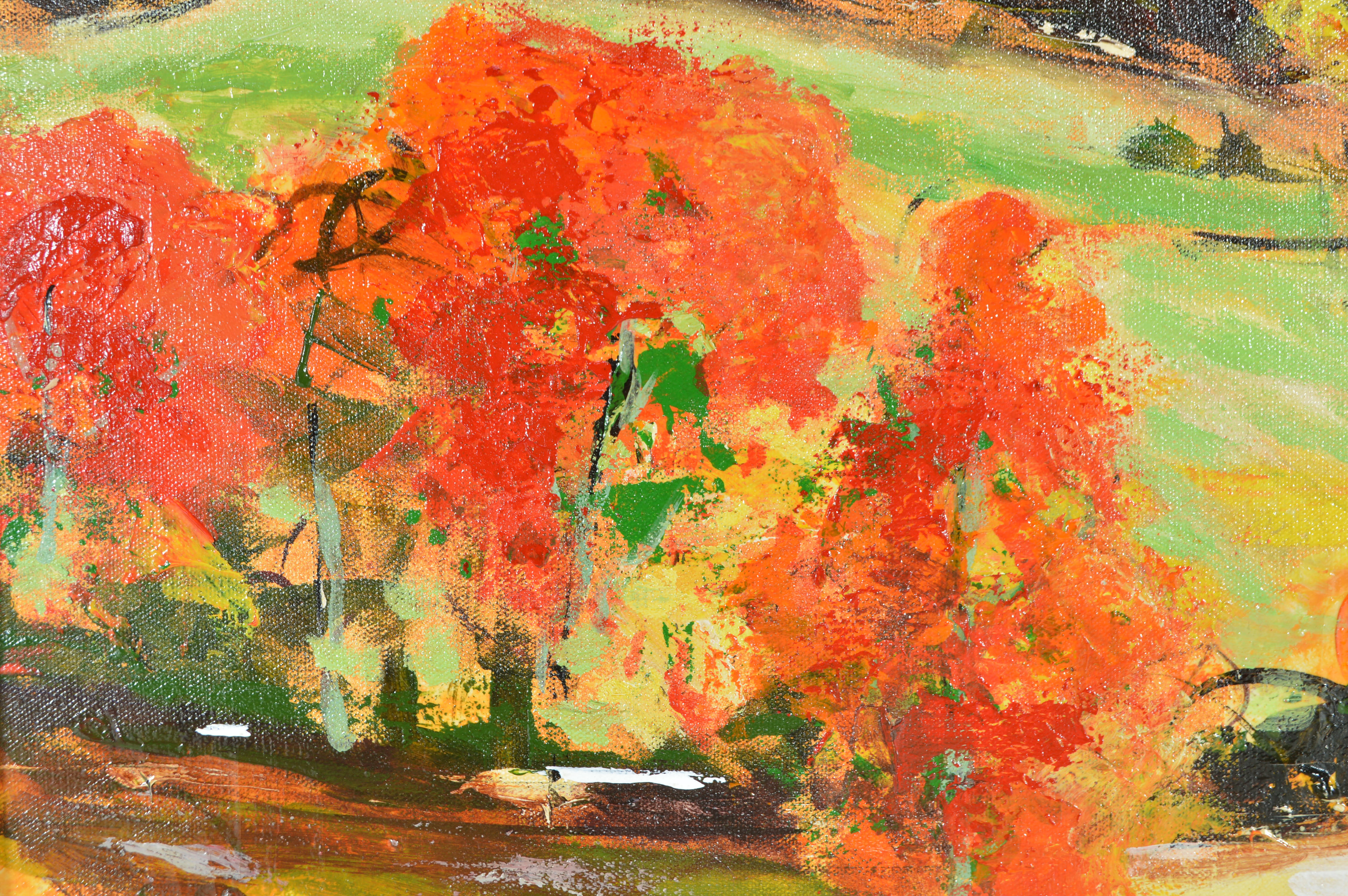 Original Oil on Canvas by Jacqueline Fernandez Jara "Autumn"