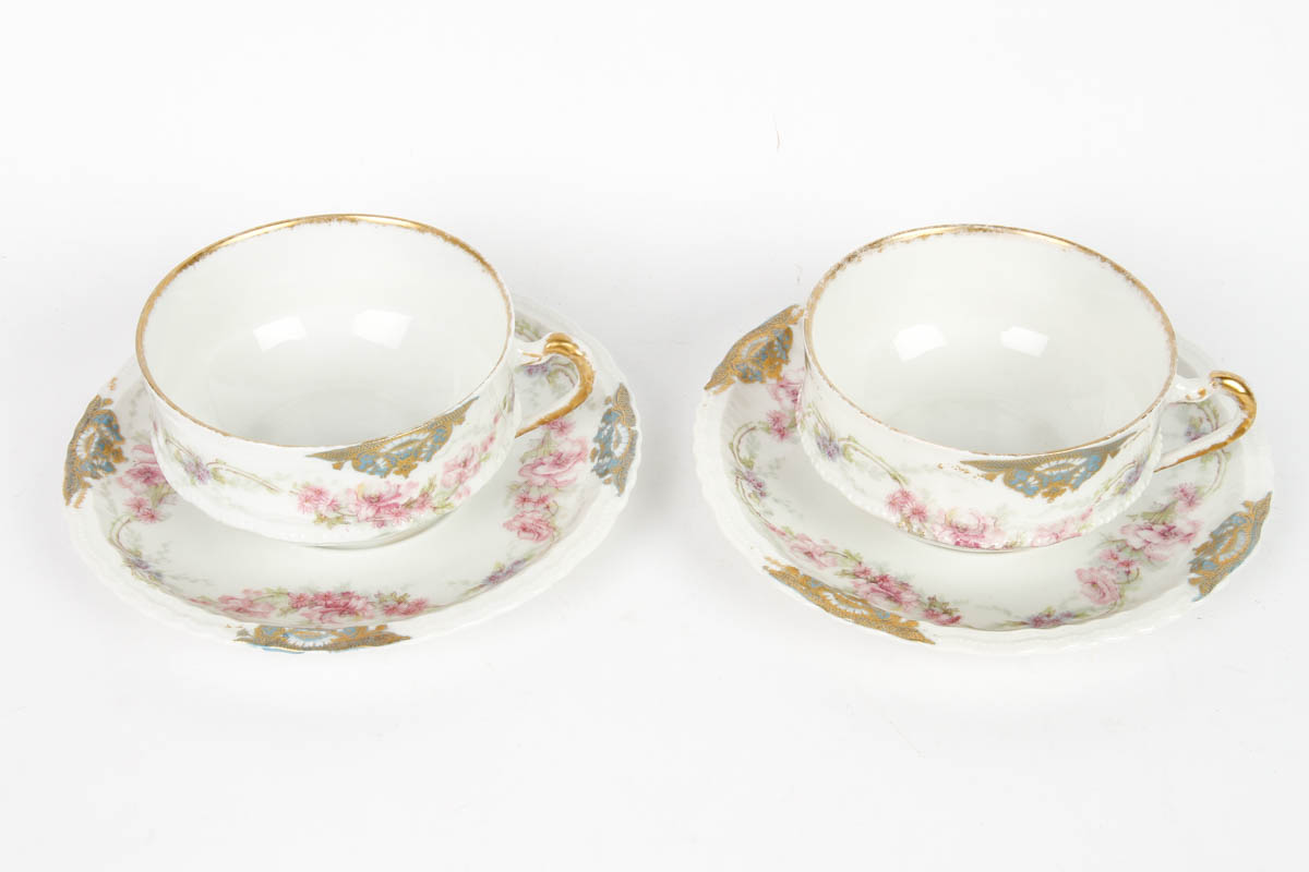 Haviland Limoges Teacup and Saucer Set