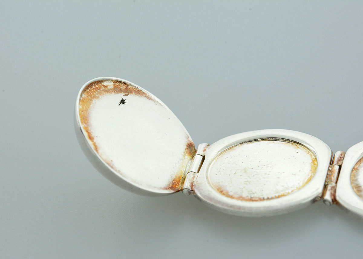 Sterling Silver Collapsible Orb Locket