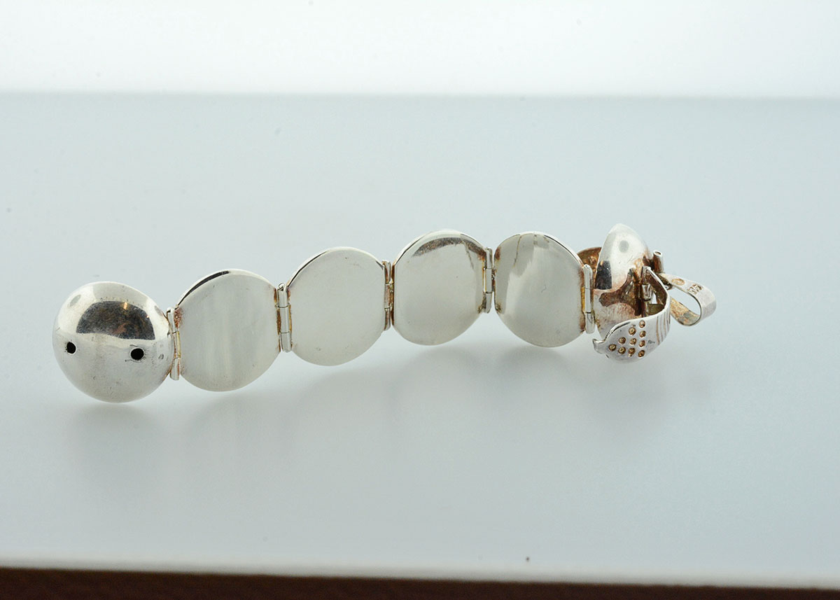 Sterling Silver Collapsible Orb Locket