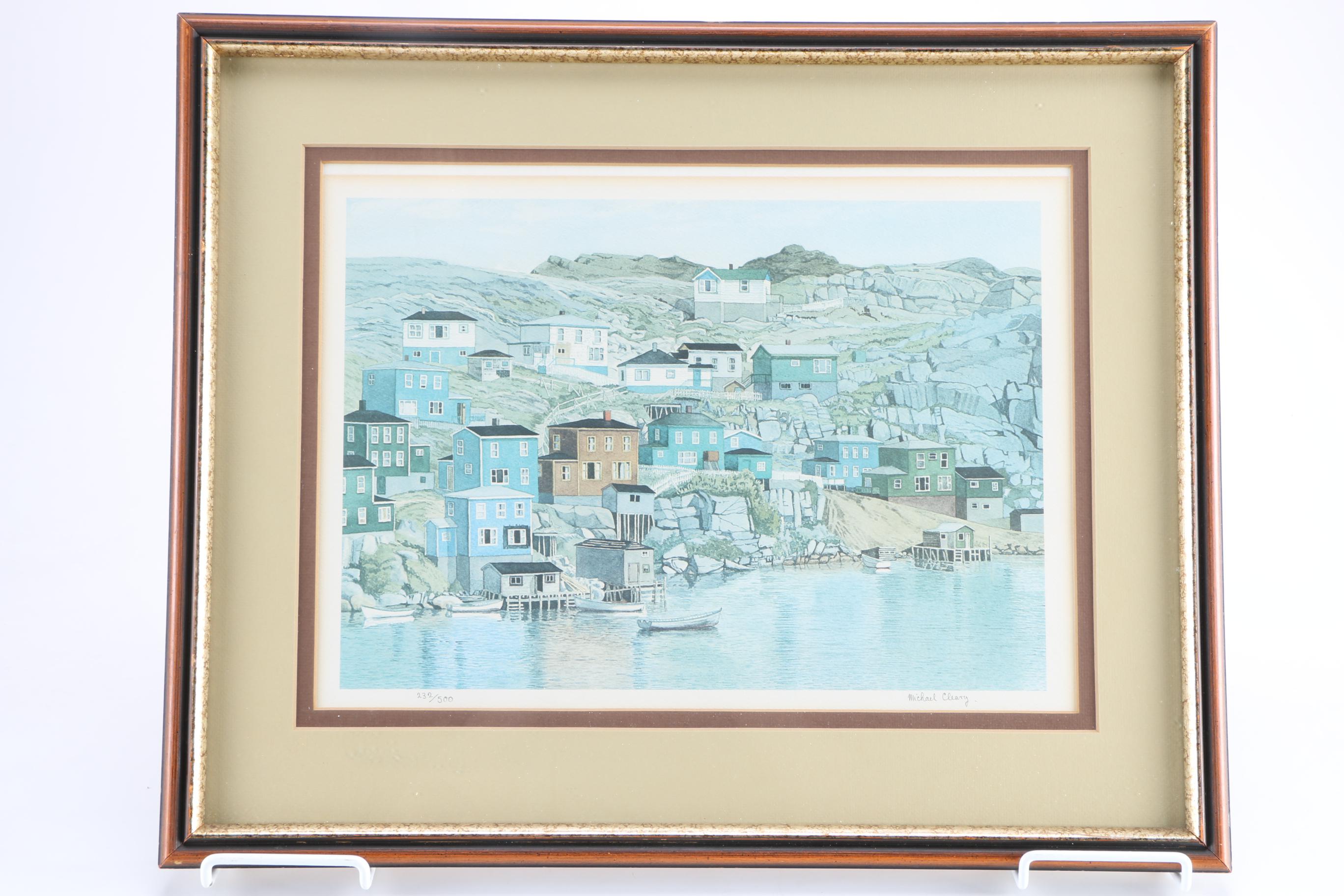 Signed Limited Edition Offset Lithograph After Michael Cleary