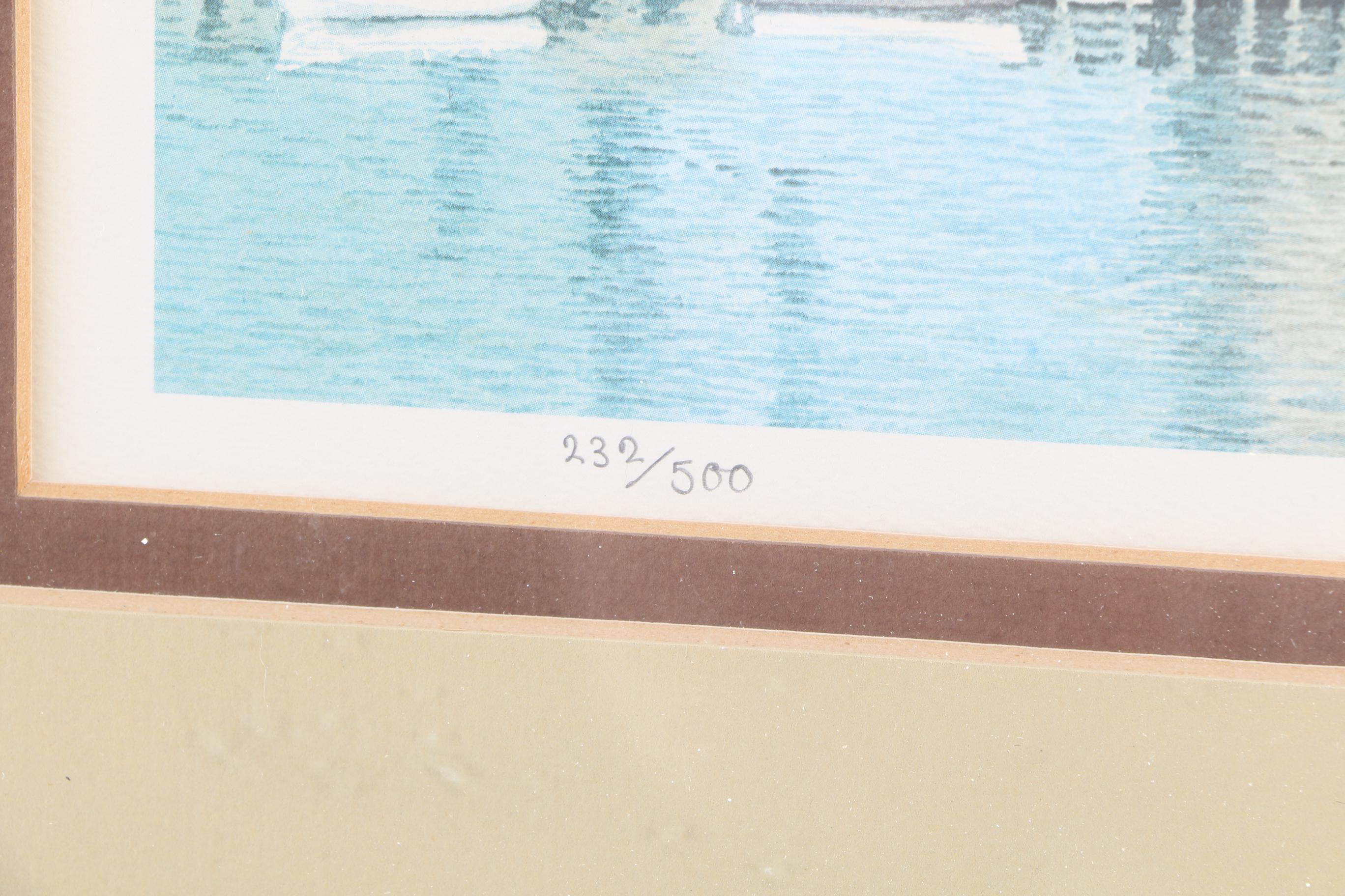 Signed Limited Edition Offset Lithograph After Michael Cleary