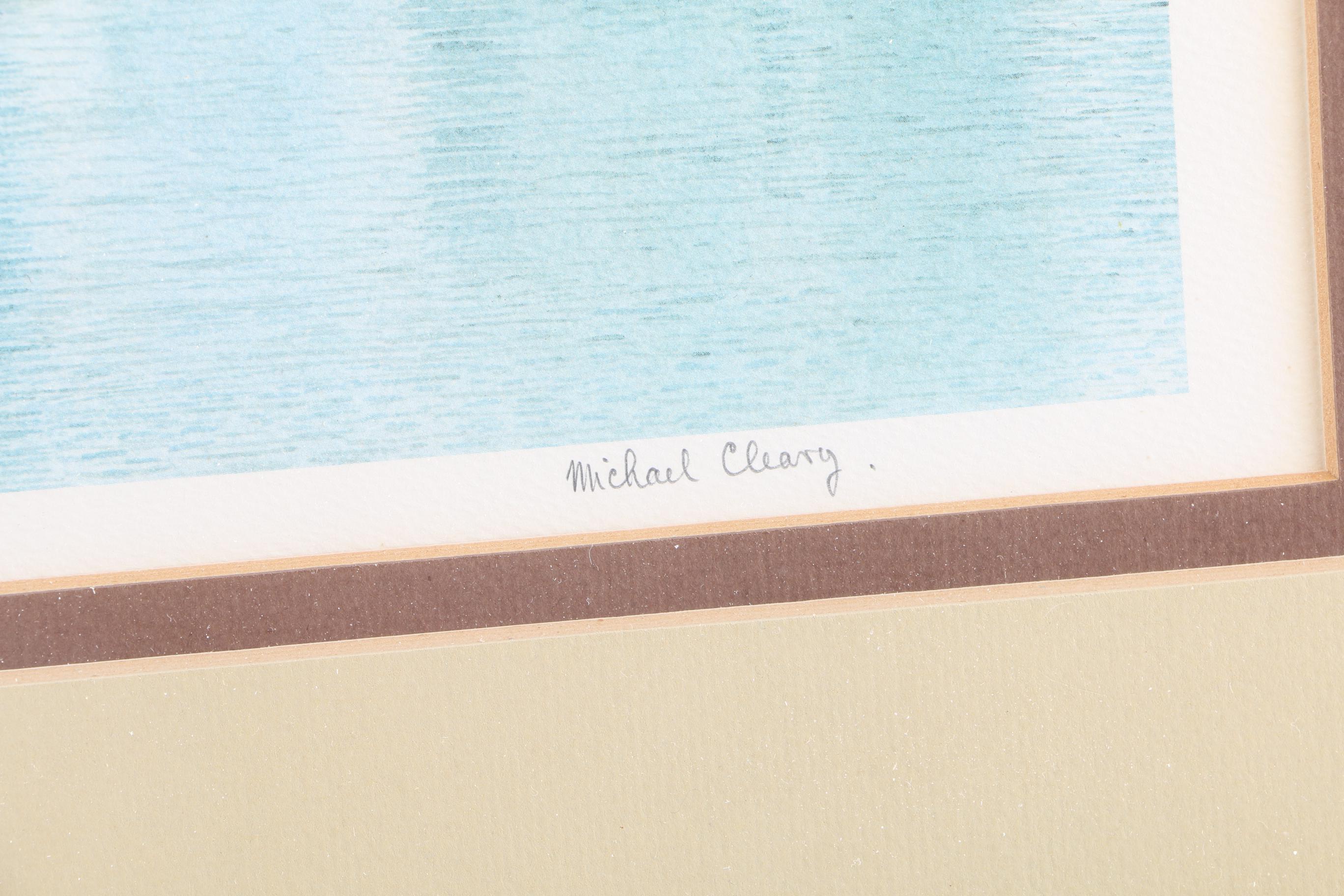 Signed Limited Edition Offset Lithograph After Michael Cleary