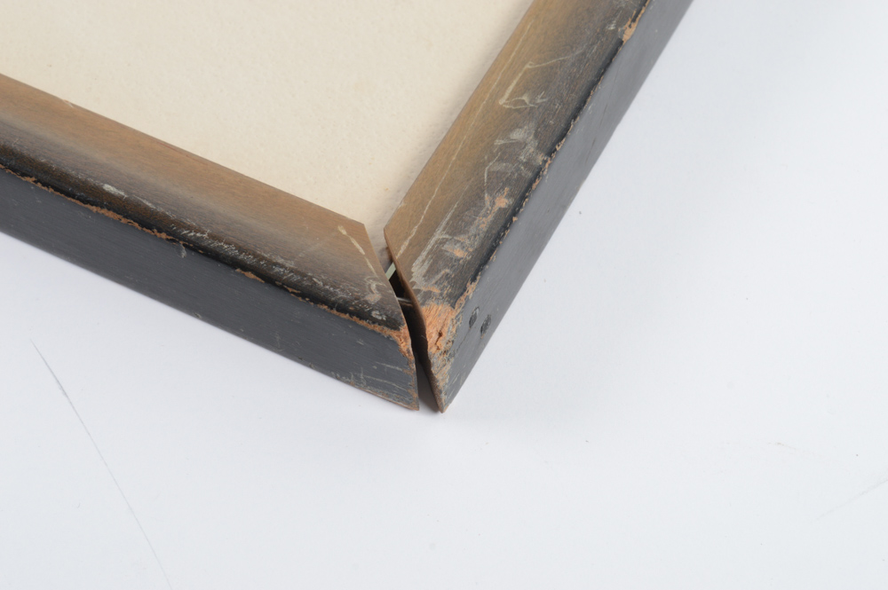 Signed Chas H. Partington Graphite Drawing Titled "Miami Marshes - Evening"