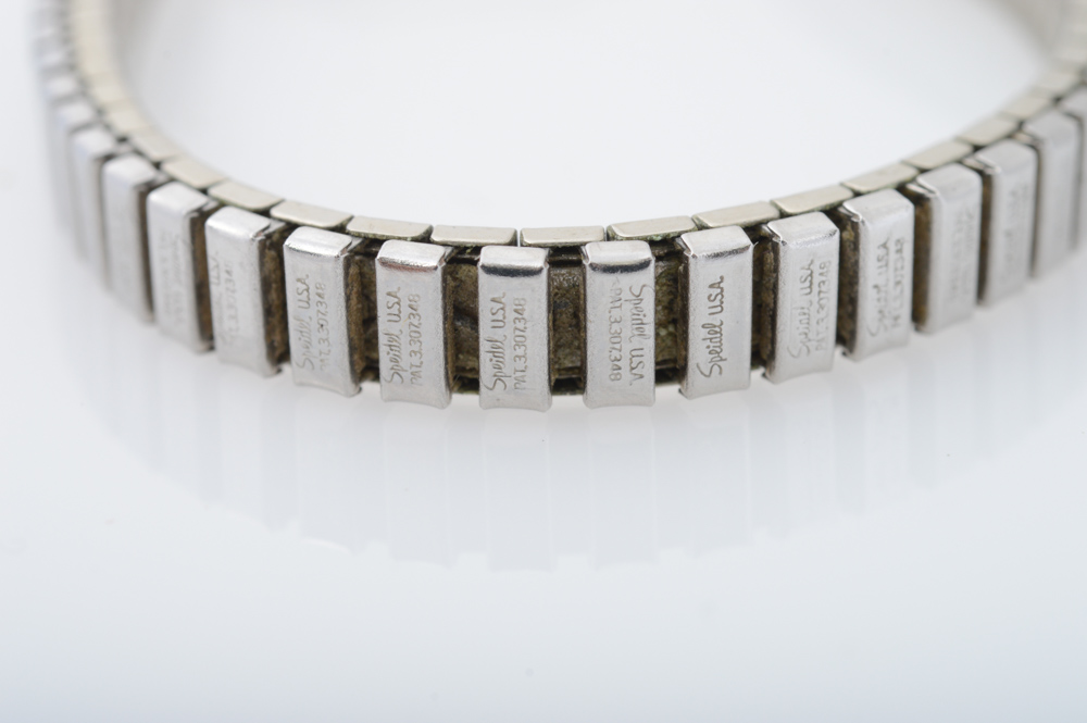 Vintage 14K White Gold and Diamond  Watch