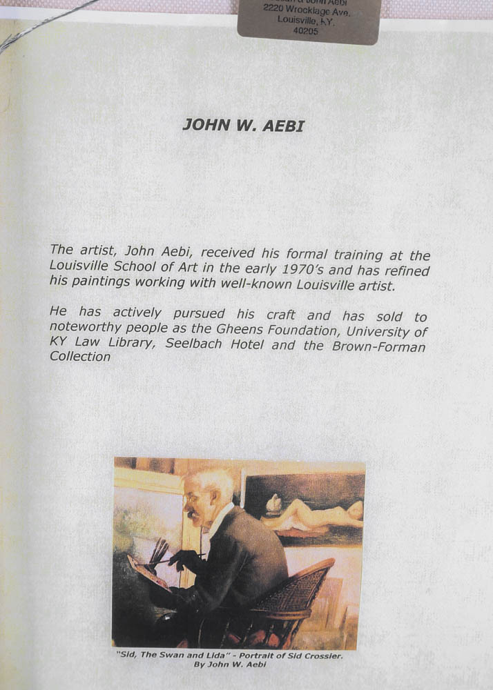 John Aebi Original Acrylic on Canvas