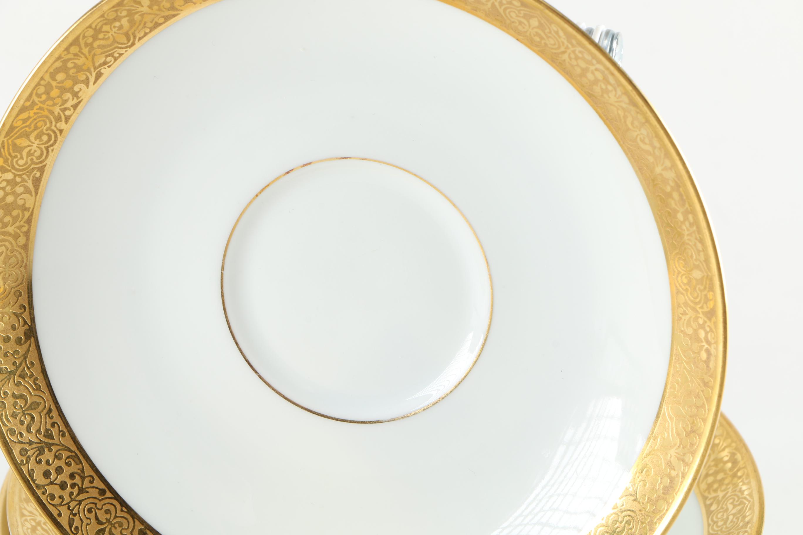 Circa 1905 Théodore Haviland and Thomas Porcelain Set