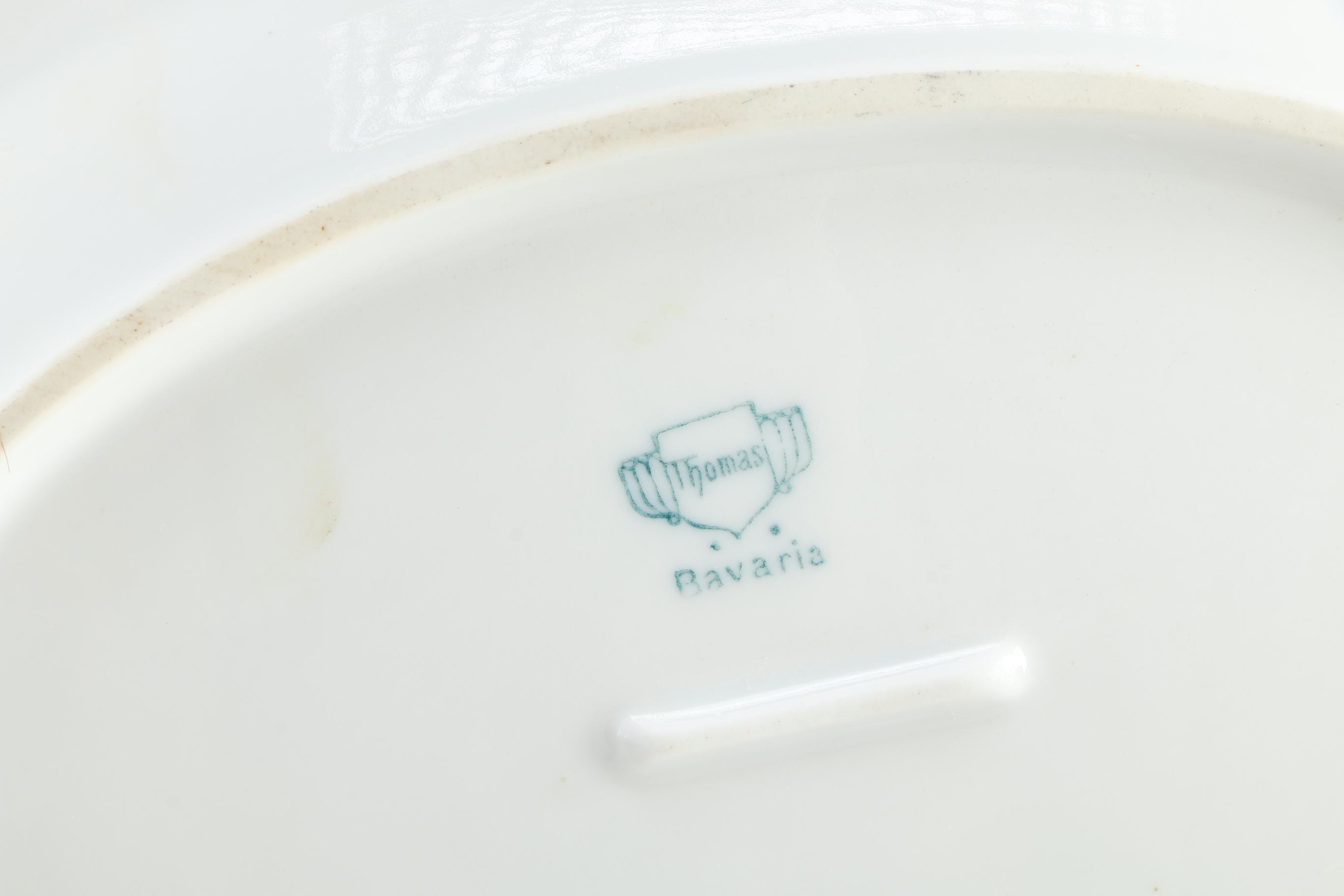 Circa 1905 Théodore Haviland and Thomas Porcelain Set