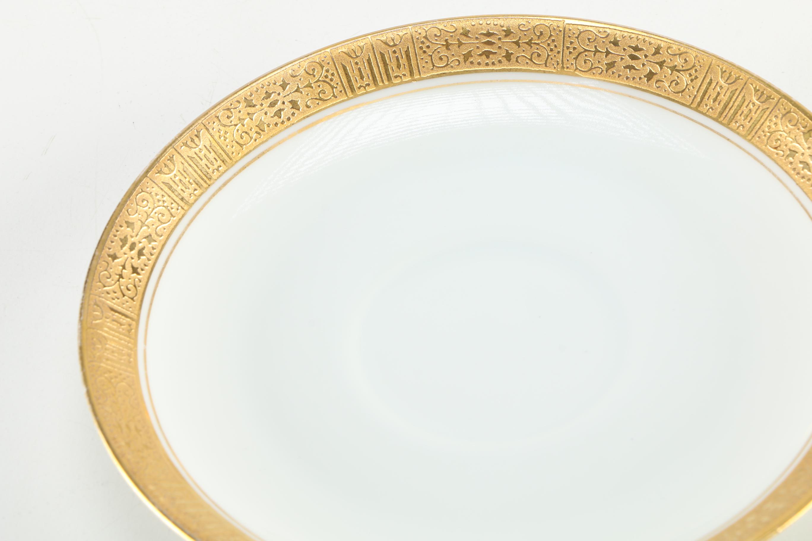 Circa 1905 Théodore Haviland and Thomas Porcelain Set