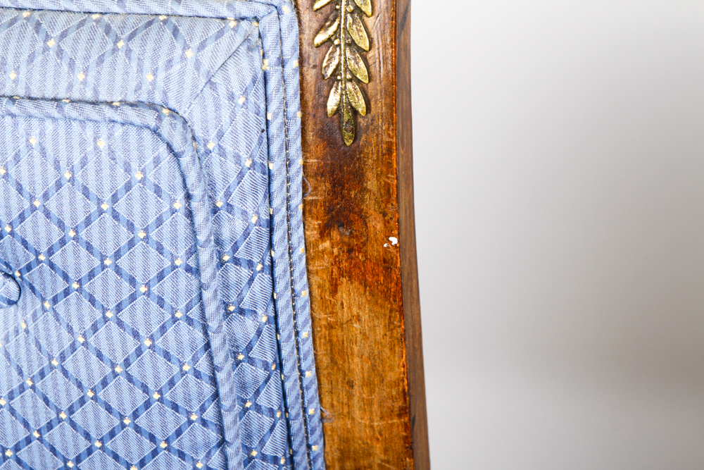 Pair of Regency Style Upholstered Dining Room Chairs