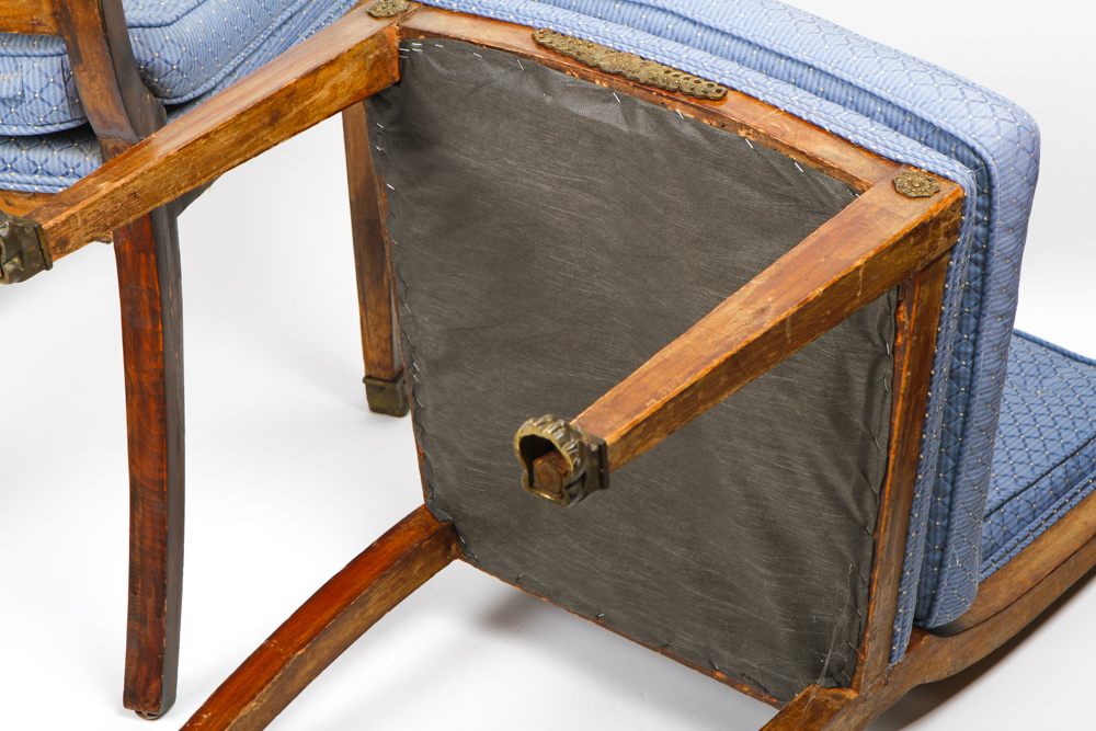 Pair of Regency Style Upholstered Dining Room Chairs