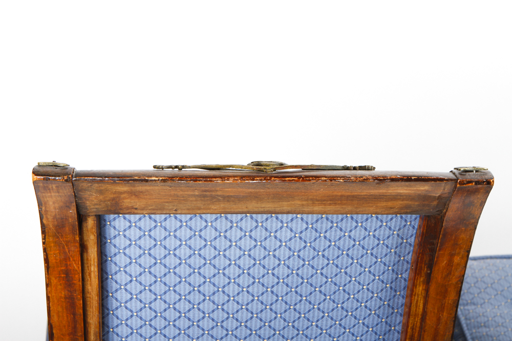 Pair of Regency Style Upholstered Dining Room Chairs