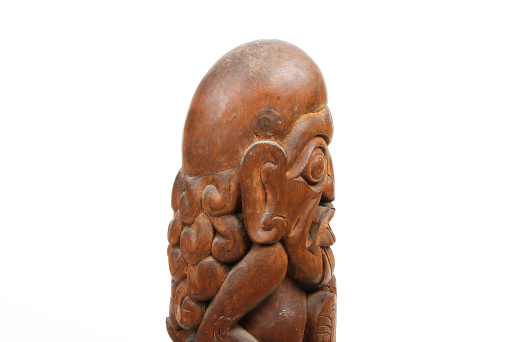 Carved Balinese Wood Totem