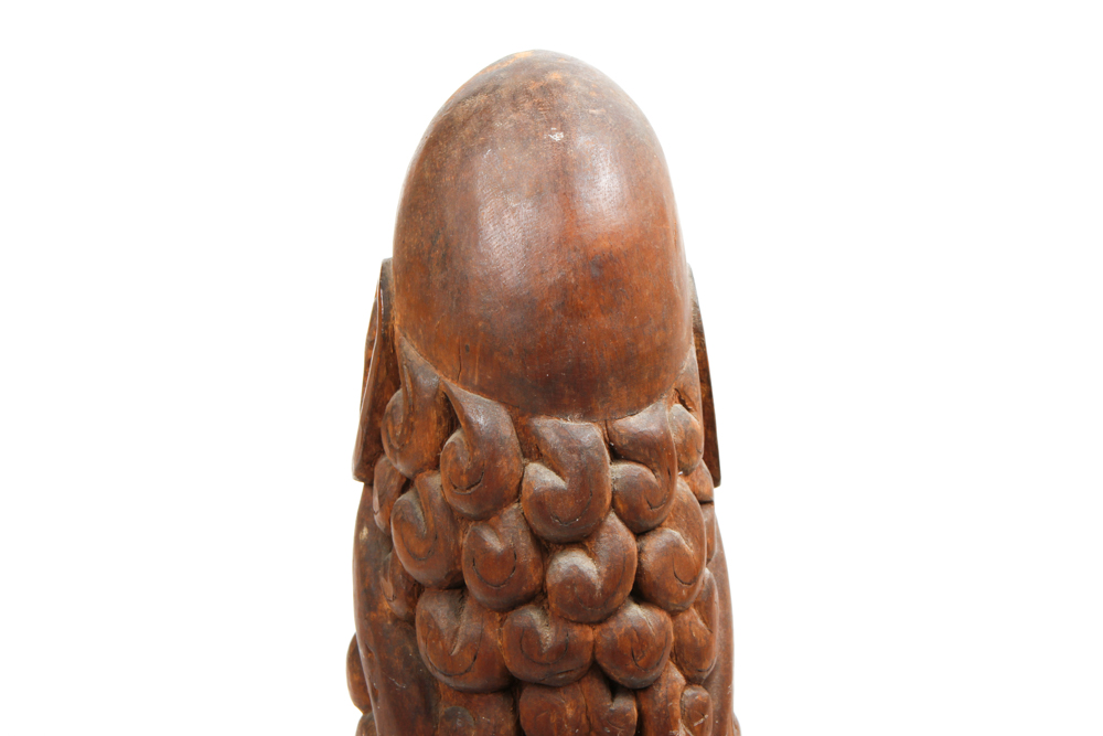 Carved Balinese Wood Totem