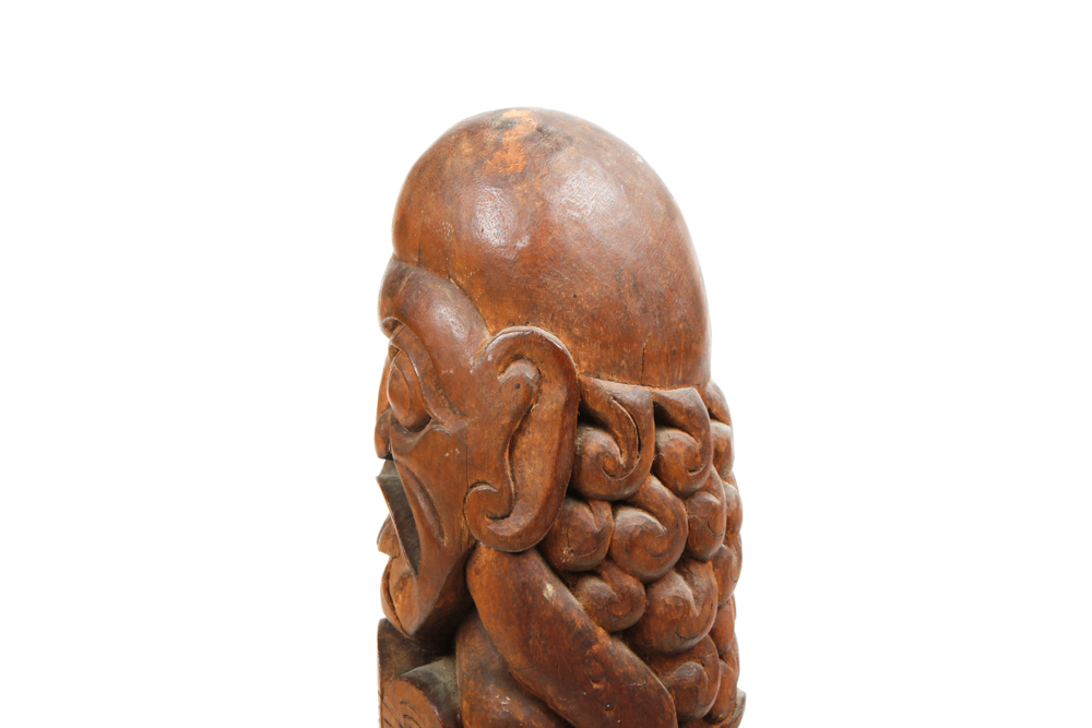 Carved Balinese Wood Totem