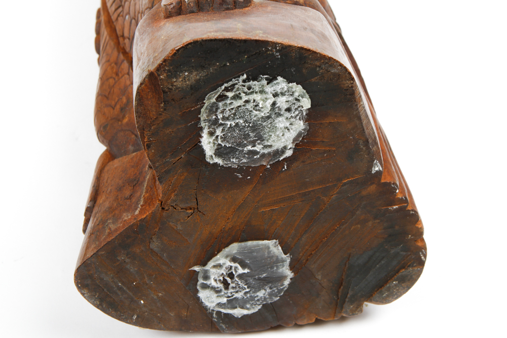 Carved Balinese Wood Totem