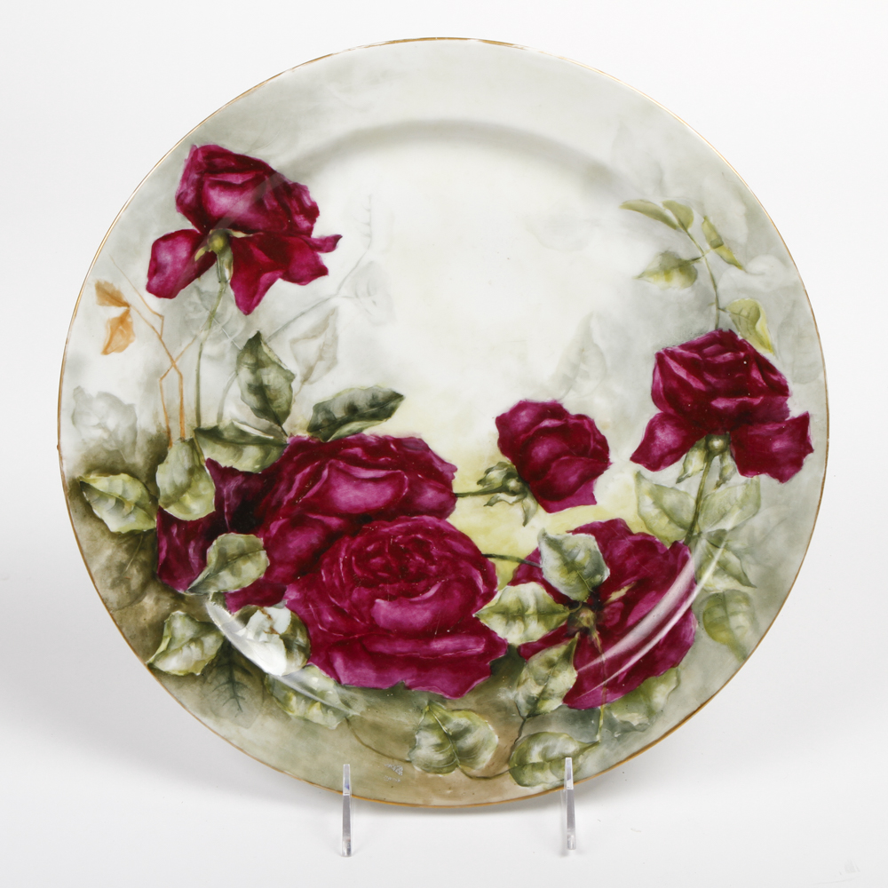 Vintage Haviland Hand Painted Plate