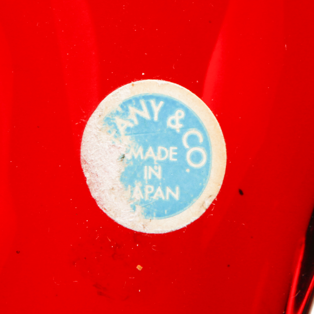 Elsa Peretti for Tiffany & Co. Red Crystal Heart Paperweight