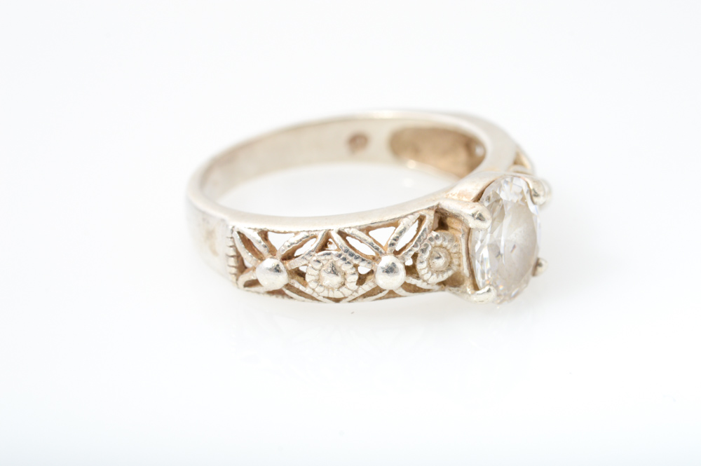 Sterling Silver Citrine Amethyst and Blue Topaz Rings