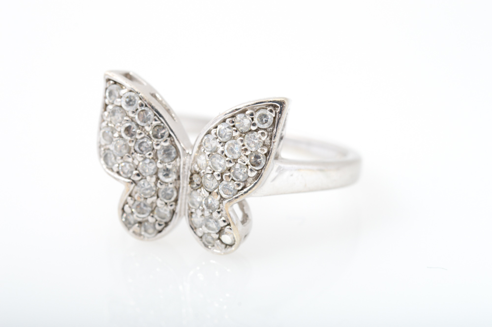 Sterling Silver Citrine Amethyst and Blue Topaz Rings