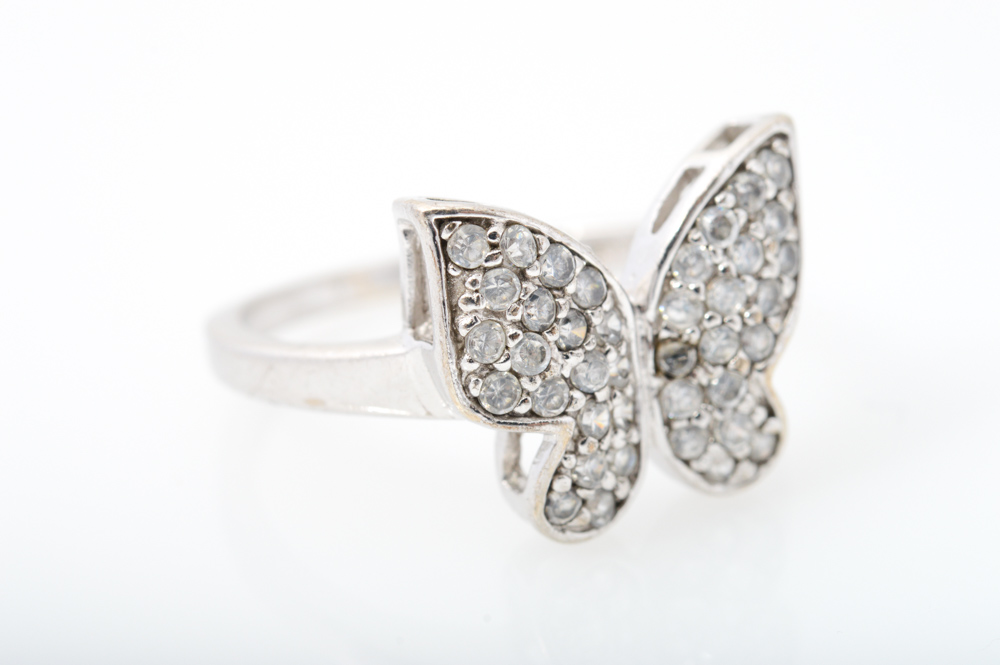 Sterling Silver Citrine Amethyst and Blue Topaz Rings