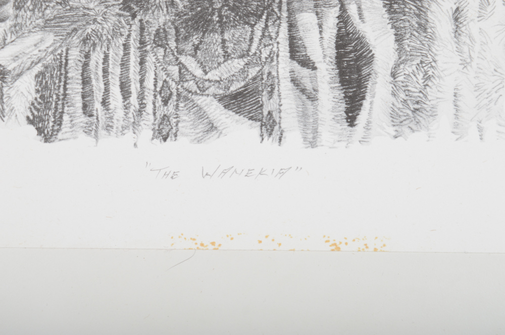 Signed Gary Gore Lithograph "The Wanekia"