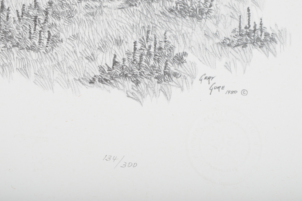 Signed Gary Gore Lithograph "The Wanekia"