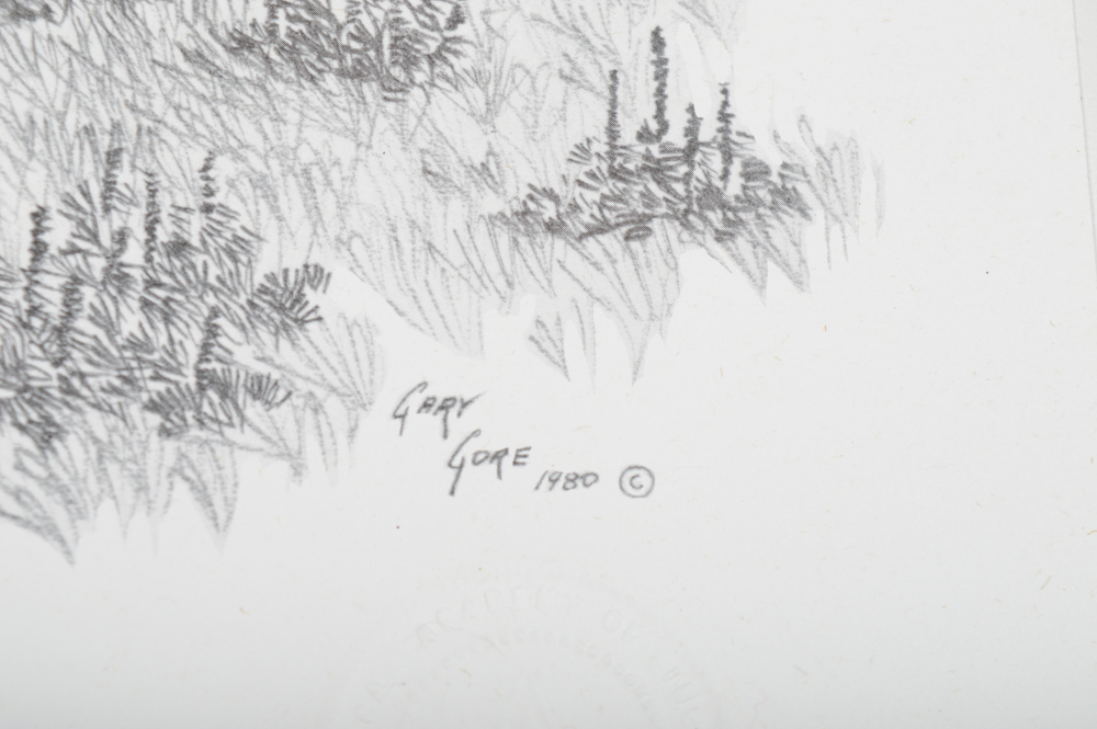 Signed Gary Gore Lithograph "The Wanekia"