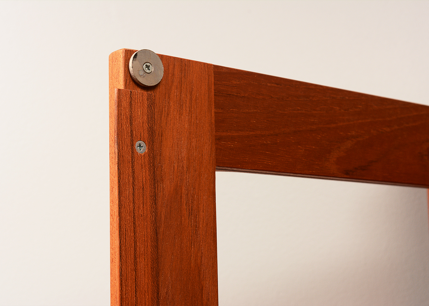 Mid Century Modern Illuminated Corner Cabinet