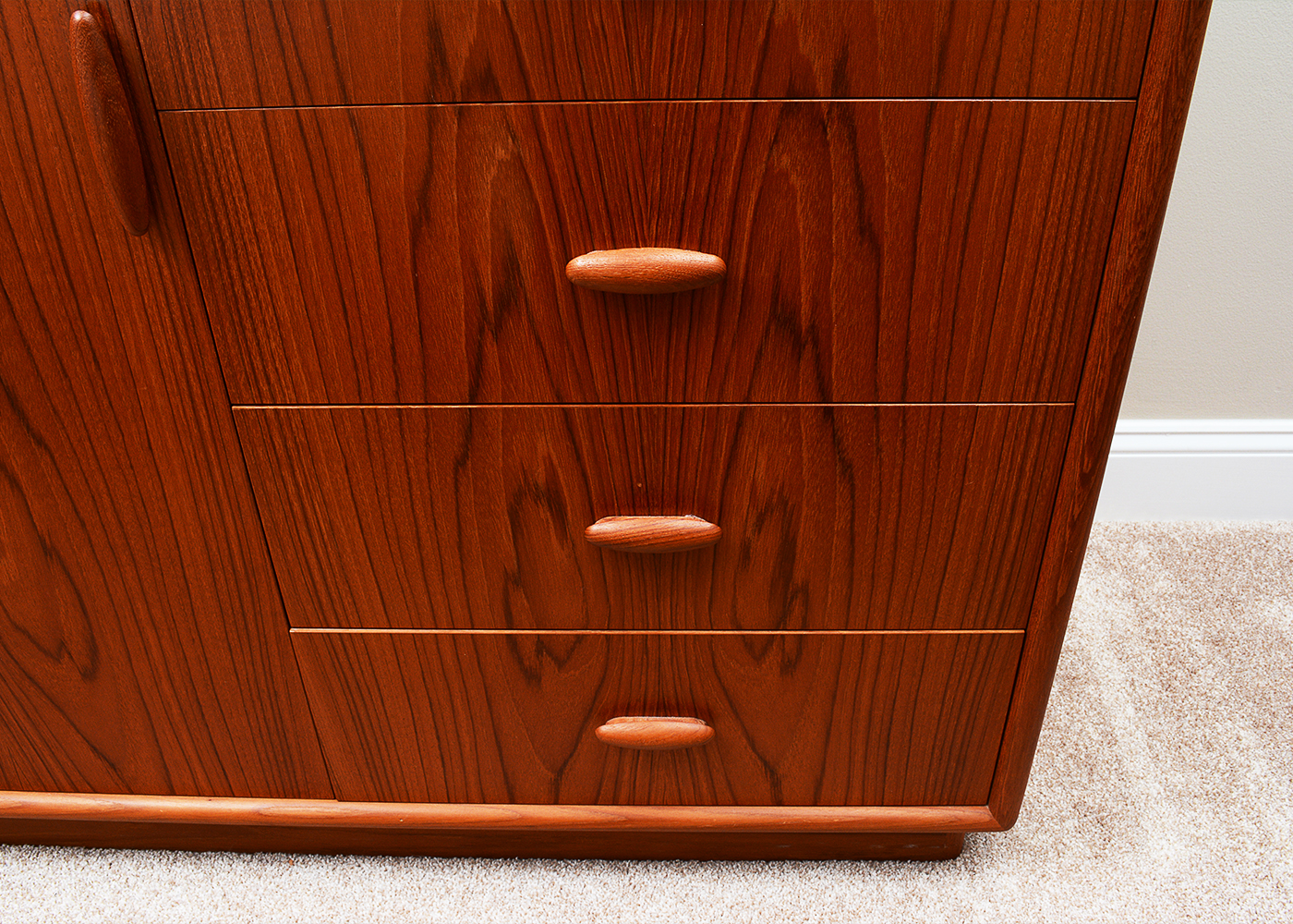 Dyrlund Danish Modern Teak Armoire
