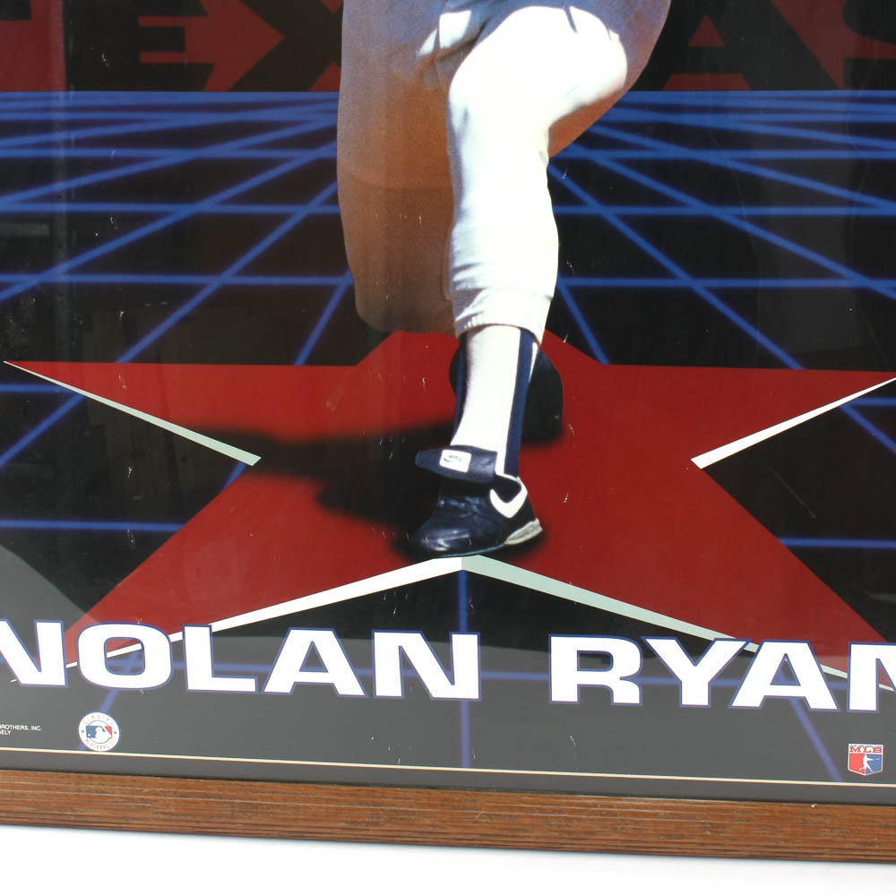 Framed Nolan Ryan Poster