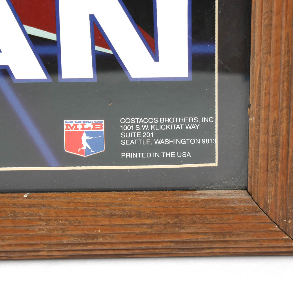 Framed Nolan Ryan Poster