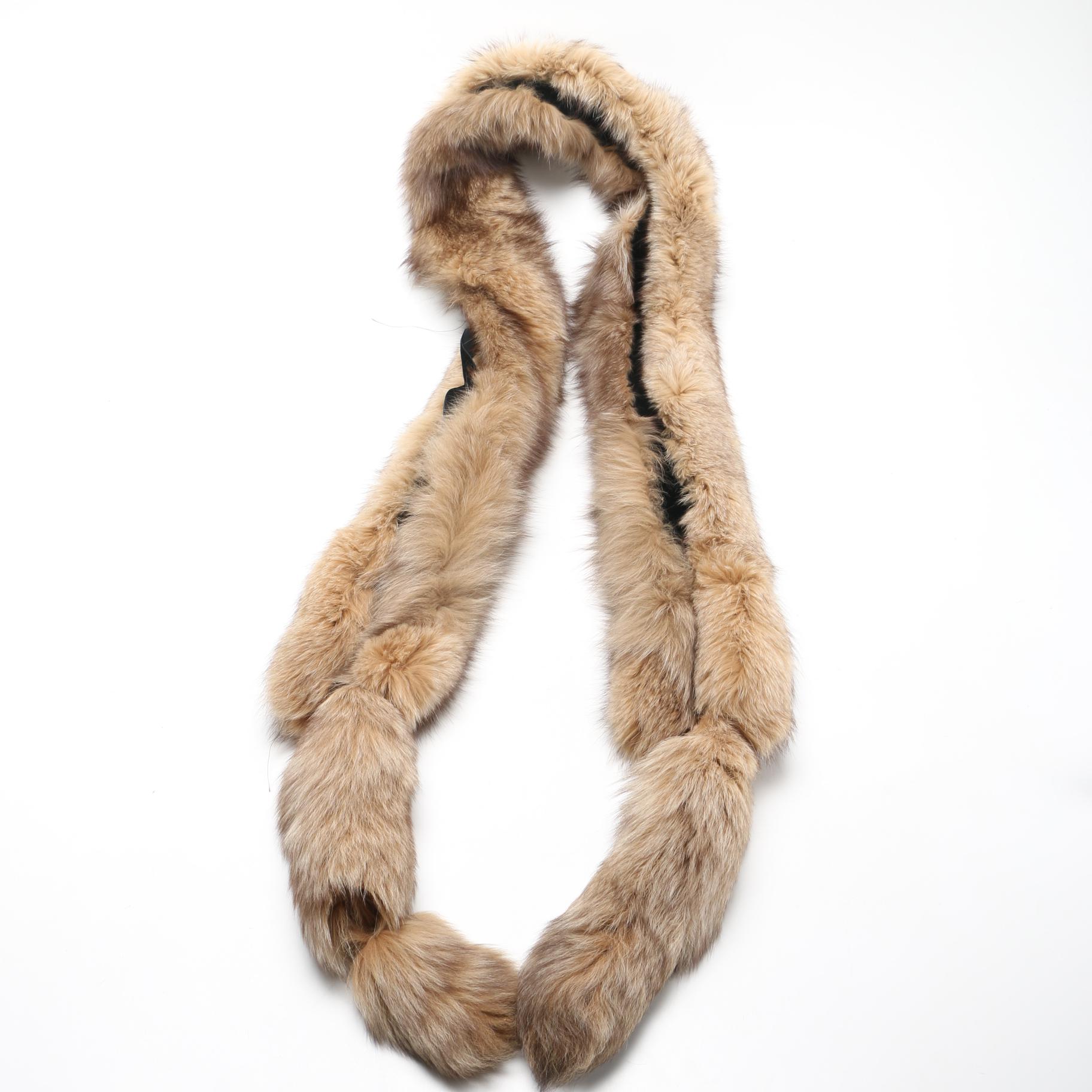 Fox Fur Shoulder Wrap