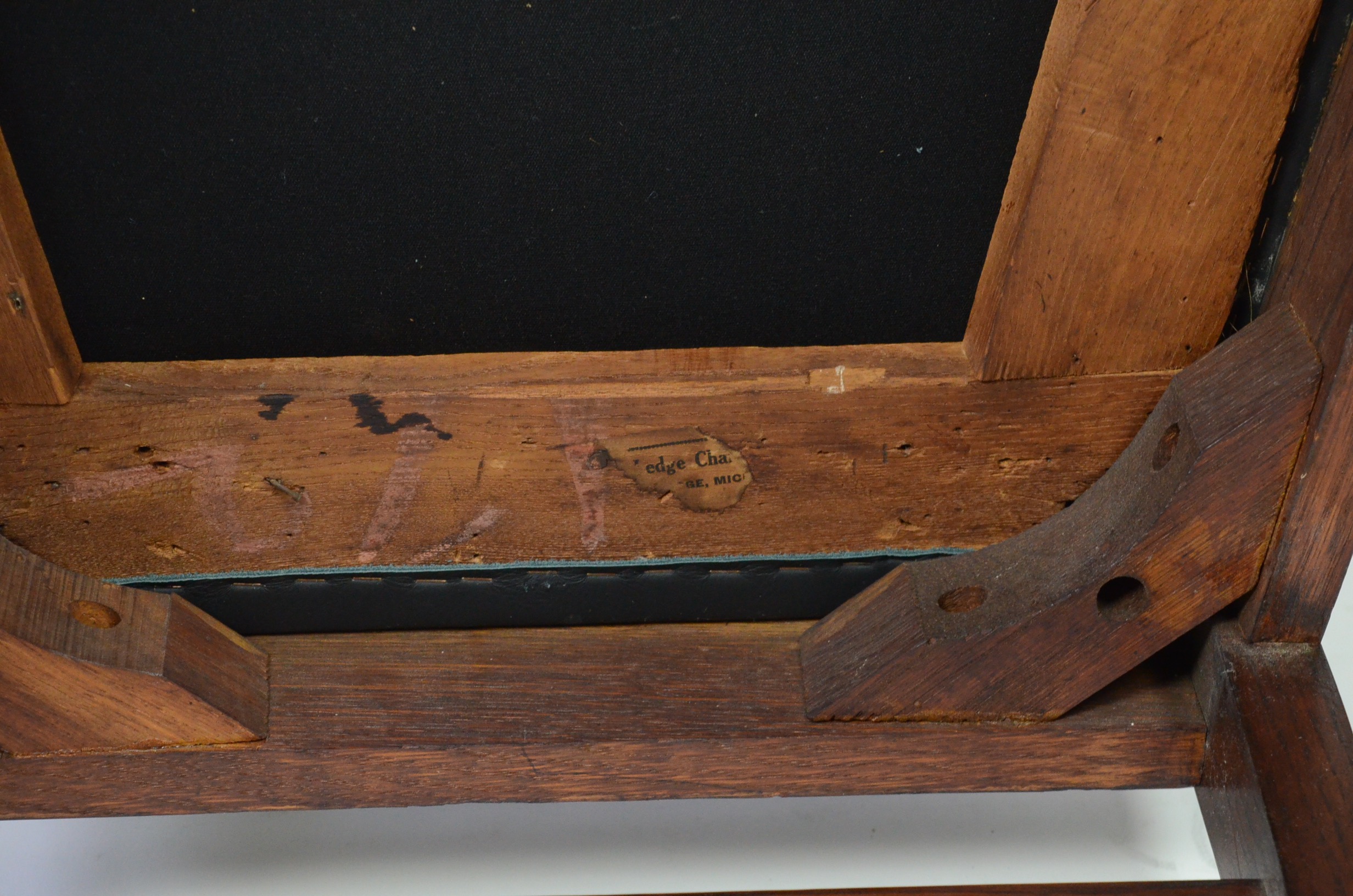 Early 20th Century Mission Oak Armchair