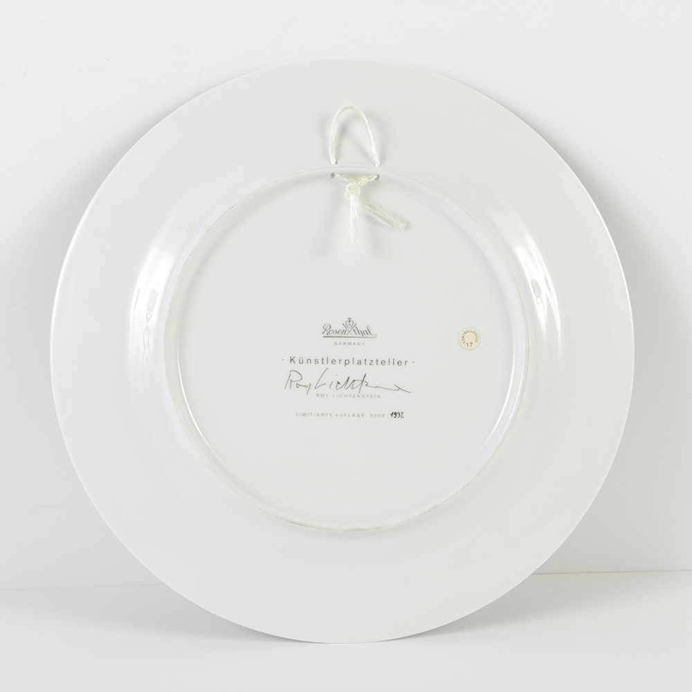 Roy Lichtenstein Limited Edition Rosenthal Plate