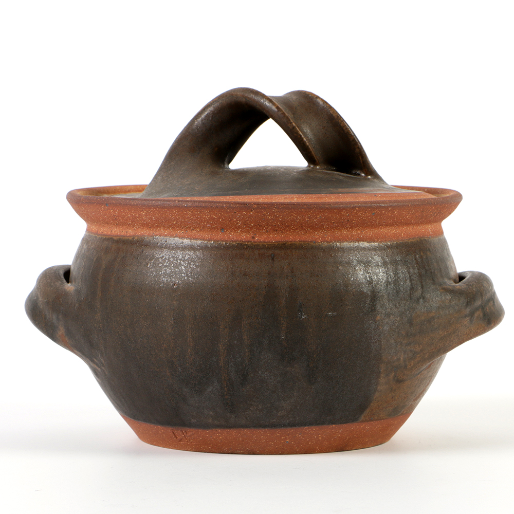 Karen Karnes Hand Thrown Stoneware Lidded Casserole