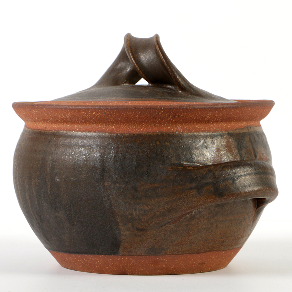 Karen Karnes Hand Thrown Stoneware Lidded Casserole