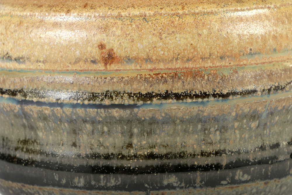 Karen Karnes Salt-Glazed Stoneware Lidded Vessel